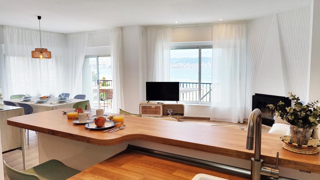 Parralue Beach Front Home Benidorm Bagian luar foto
